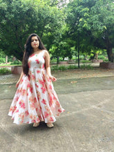 Floral Georgette Gown